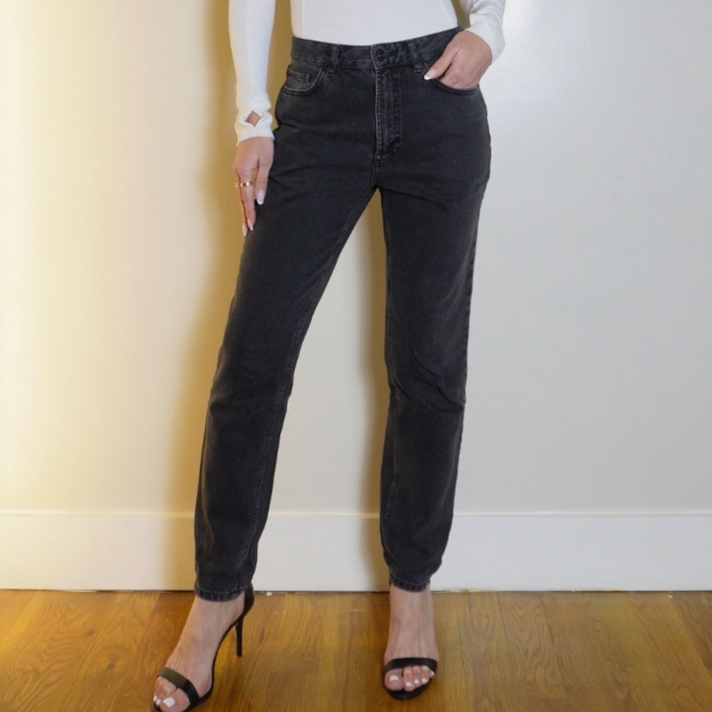 Urban Outfitters Black Straight Leg Jeans